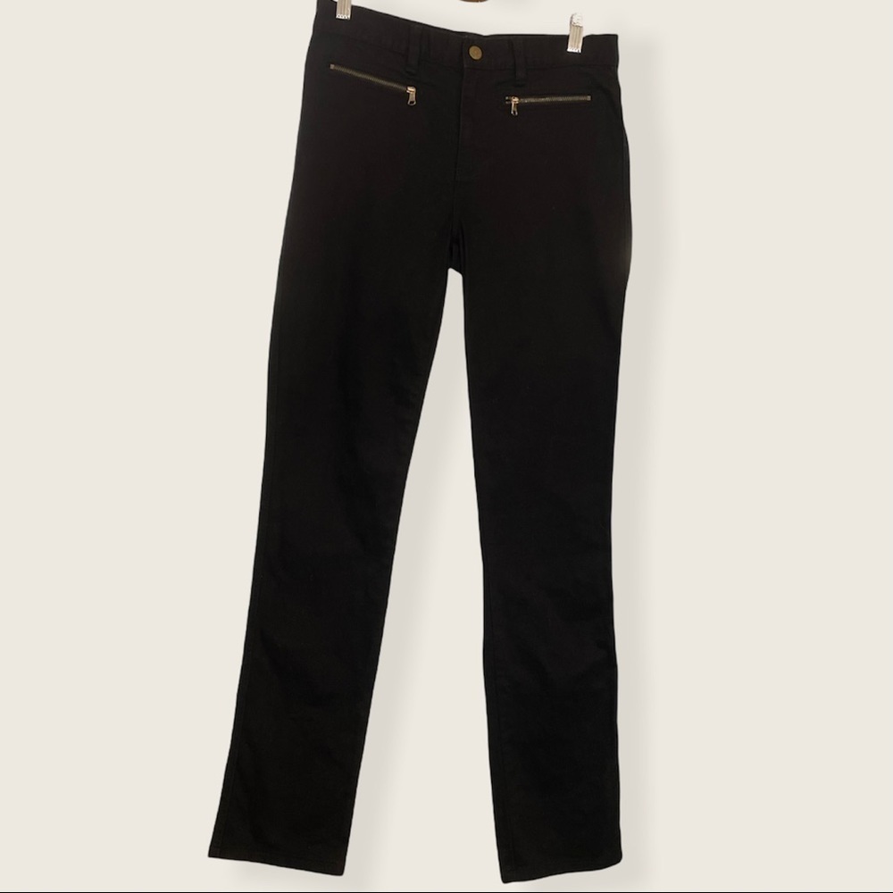 Lauren Jeans Ralph Lauren Black Straight Leg, Sz 4